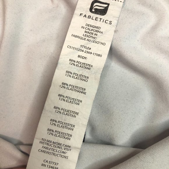 Fabletics Purple Capri Leggings - Picture 5 of 5